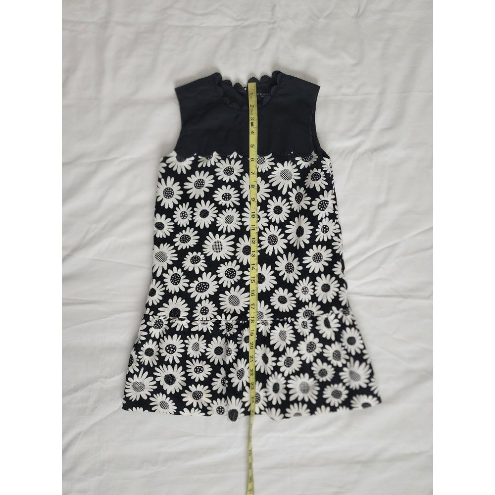 Victoria Beckham Target Kids Girls Daisy Floral Mini Dress Black/White Sz Medium - Picture 12 of 13